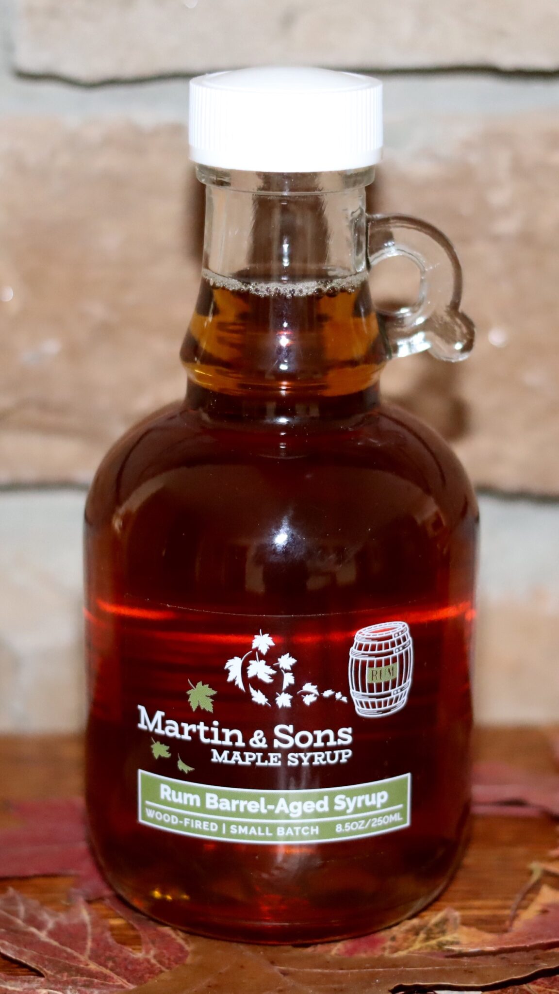 250 Ml Rum BarrelAged Maple Syrup Martin And Sons Maple Syrup